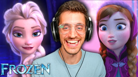 Watching Frozen for the first time